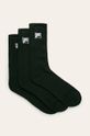 černá Fila - Ponožky (3-pack) Pánský