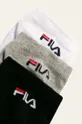 Fila - Шкарпетки (3-pack) сірий