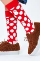 κόκκινο Happy Socks - Κάλτσες Ανδρικά
