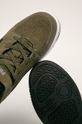 hnedozelená Puma - Detské topánky Rebound Layup Fur SD V PS