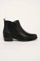 čierna Caprice - Členkové topánky Dámsky