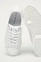 biela Armani Exchange - Kožená obuv