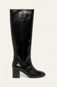 Vagabond Shoemakers - Bőr csizma Nicole magas fekete 4821.001.20.NICOLE