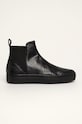 Vagabond Shoemakers - Bőr bokacsizma Camille platform fekete 4845.008.92.CAMILLE