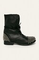 Steve Madden - Боти Tarney Biker гладка кожа черен SM11000129