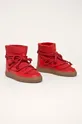 Inuikii Kožne cipele za snijeg crvena