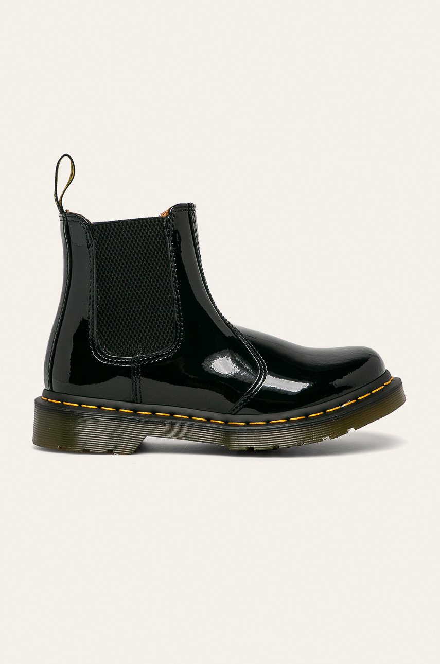 černá Dr. Martens - Kožené kotníkové boty Dámský