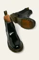 μαύρο Δερμάτινες μπότες τσέλσι Dr. Martens 2976