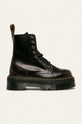 Dr. Martens - Workery skórzane 5-8 cm bordowy 24764600