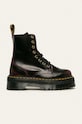 Dr. Martens - Workery skórzane 5-8 cm bordowy 24764600
