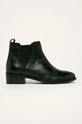 Pepe Jeans - Botine Chiswick Chelsea plat negru PLS50380