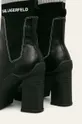 čierna Karl Lagerfeld - Členkové topánky
