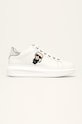 Karl Lagerfeld - Pantofi platformă alb KL62530