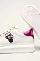 biela Karl Lagerfeld - Topánky KAPRI