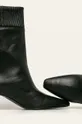 čierna Patrizia Pepe - Kožené členkové topánky