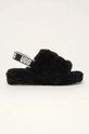 czarny UGG sandały W Fluff Yeah Slide Damski