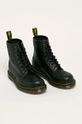 Dr. Martens bocanci de piele 1460 Nappa negru