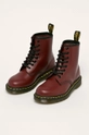 Dr. Martens workery skórzane 1460 bordowy