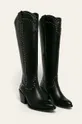 Karl Lagerfeld - Шкіряні чоботи чорний