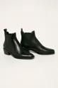 Dkny - Kovbojské topánky čierna