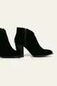 Badura - Kožené členkové topánky čierna