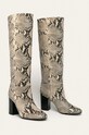 Twinset - Ghete de piele 192TCT010.S11454 bej AW19