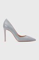 Kazar Studio - Stilettos de piele subțire gri 40357.01.11