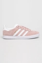 ružová adidas Originals - Detské topánky Gazelle BY9544 Dievčenský