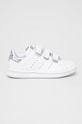 biały adidas Originals - Buty dziecięce Stan Smith EE8484 Dziewczęcy