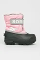 рожевий Sorel - Зимове взуття Childrens Snow Commander Для дівчаток