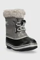 Дитячі зимові черевики Sorel сірий