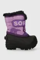 фіолетовий Дитячі чоботи Sorel SPORTY STREET Для дівчаток