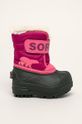 Sorel - Дитячі чоботи Toddler Snow Commander рожевий 1869562