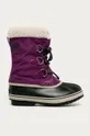 фіолетовий Sorel Дитячі чоботи Yoot Pac Nylon Для дівчаток