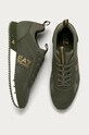 EA7 Emporio Armani - Topánky XK050.X8X027 zelená