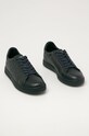 EA7 Emporio Armani - Kožené boty XCC51.X8X001 námořnická modř AA00