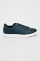 σκούρο μπλε EA7 Emporio Armani - Δερμάτινα παπούτσια Ανδρικά