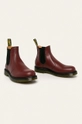 Dr. Martens - Buty skórzane 2976 Smooth bordowy