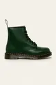 tmavě zelená Dr Martens - Kožené boty Pánský