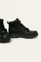 Nike Sportswear - Kožená obuv Manoa čierna
