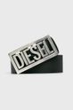 černá Diesel - Kožený pásek Pánský