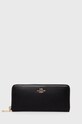 Coach portfel skórzany 73738 skóra licowa czarny 73738