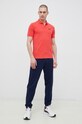 EA7 Emporio Armani polo PJM5Z.8NPF04 pomarańczowy AA00