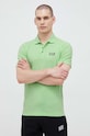 EA7 Emporio Armani polo z elastanem zielony PJM5Z.8NPF04