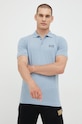 Odzież EA7 Emporio Armani - Polo PJM5Z.8NPF04 PJM5Z.8NPF04 niebieski