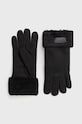 UGG suede gloves plain black 17369