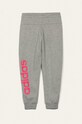 Dievča adidas - Detské nohavice 128 - 170 cm EH6158 EH6158 sivá