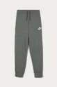 szary Nike Kids - Spodnie BV2720 Dziewczęcy