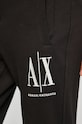 Hlače Armani Exchange crna 8NZPPA.ZJ1ZZ