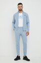 EA7 Emporio Armani Spodnie PJ05Z.8NPP53 PJ05Z.8NPP53 niebieski AA00
